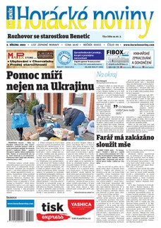 Horácké Noviny Čtvrtek 3.3.2022 č. 009