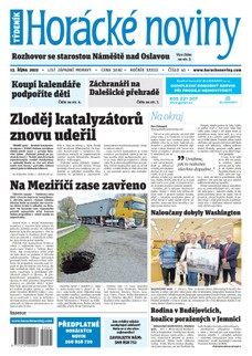 Horácké Noviny Čtvrtek 13.10.2022 č. 041