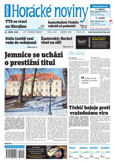 Horácké Noviny Pátek 31.1.2020 č. 009