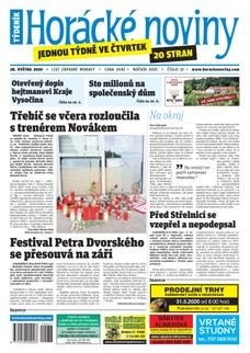 Horácké Noviny Čtvrtek 28.5.2020 č. 037