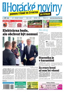 Horácké Noviny Čtvrtek 3.9.2020 č. 051