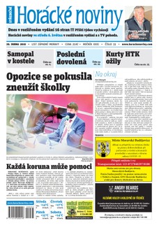 Horácké Noviny Středa 29.4.2020 č. 033