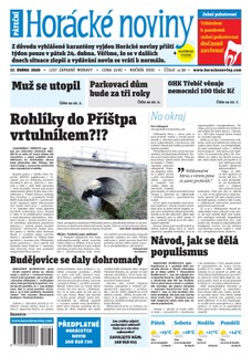 Horácké Noviny Pátek 17.4.2020 č. 030