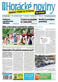 Horácké Noviny Čtvrtek 25.6.2020 č. 041