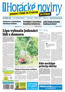 Horácké Noviny Čtvrtek 18.6.2020 č. 040