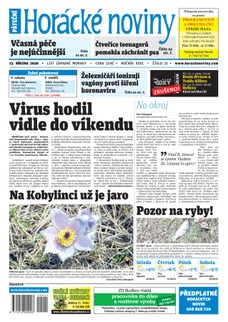 Horácké Noviny Pátek 13.3.2020 č. 021
