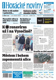 Horácké Noviny Pátek 6.3.2020 č. 019