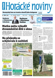 Horácké Noviny Čtvrtek 15.10.2020 č. 057