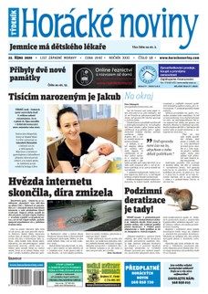 Horácké Noviny Čtvrtek 22.10.2020 č. 058