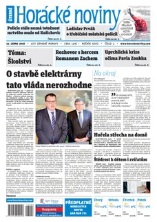 Horácké Noviny Úterý 11.1.2016 č. 003
