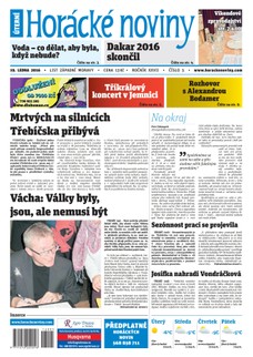 Horácké Noviny Úterý 19.1.2016 č. 005