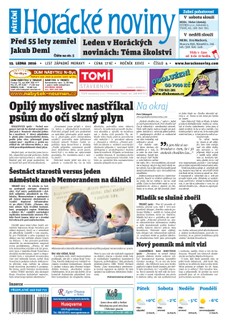 Horácké Noviny Pátek 15.1.2016 č. 004