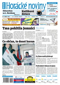 Horácké Noviny Pátek 29.1.2016 č. 008