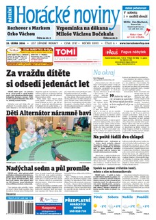 Horácké Noviny Pátek 21.1.2016 č. 006
