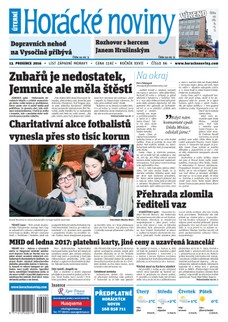 Horácké Noviny Úterý 13.12.2016 č.096