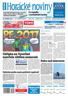 Horácké Noviny Pátek 30.12.2016 č. 100