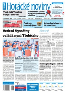 Horácké Noviny Pátek 4.11.2016 č. 085