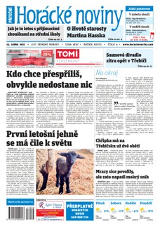 Horácké Noviny Pátek 13.1.2016 č. 004