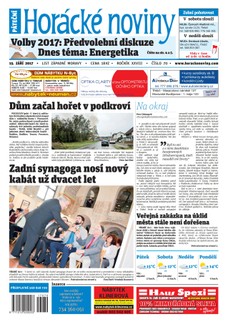 Horácké Noviny Pátek 15.9.2017 č. 070