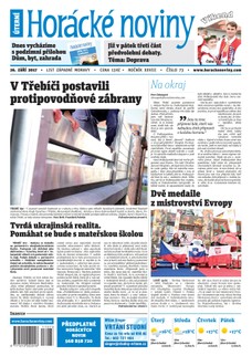 Horácké Noviny Úterý 26.9.2017 č. 073