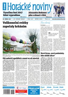 Horácké Noviny Úterý 18.4.2017 č. 030