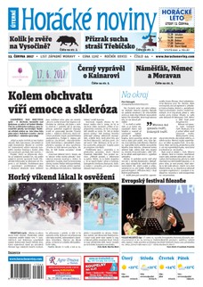 Horácké Noviny Úterý 13.6.2017 č. 044