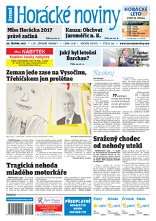 Horácké Noviny Úterý 20.6.2017 č. 046