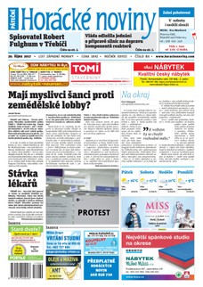 Horácké Noviny Pátek 20.10.2017 č. 080