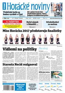 Horácké Noviny Úterý 3.10.2017 č. 075