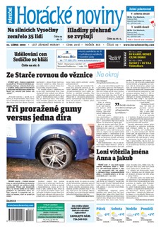 Horácké Noviny Pátek 11.1.2019 č. 003