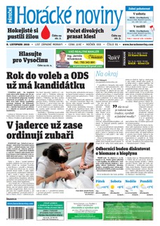 Horácké Noviny Pátek 8.11.2019 č. 085