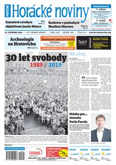 Horácké Noviny Pátek 15.11.2019 č. 087