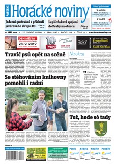 Horácké Noviny Pátek 27.9.2019 č. 073