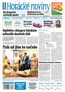 Horácké Noviny Středa 4.9.2019 č. 066