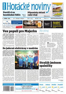 Horácké Noviny Pátek 5.4.2019 č. 027