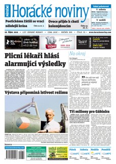 Horácké Noviny Pátek 18.10.2019 č. 079