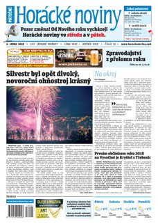 Horácké Noviny Pátek 5.1.2018 č. 001