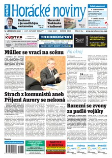 Horácké Noviny Pátek 9.11.2018 č. 084
