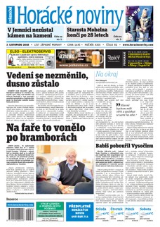 Horácké Noviny Středa 7.11.2018 č. 083