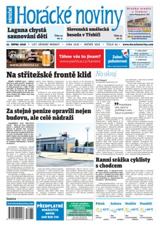 Horácké Noviny Pátek 31.8.2018 č. 065