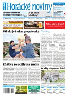 Horácké Noviny Pátek 17.8.2018 č. 061