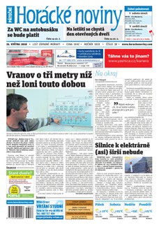 Horácké Noviny Pátek 25.5.2018 č. 038