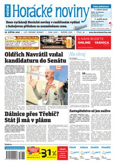 Horácké Noviny Pátek 18.5.2018 č. 036