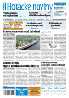 Horácké Noviny Pátek 27.7.2018 č. 055