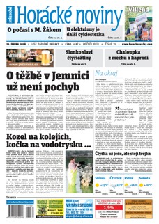 Horácké Noviny Středa 25.4.2018 č. 031