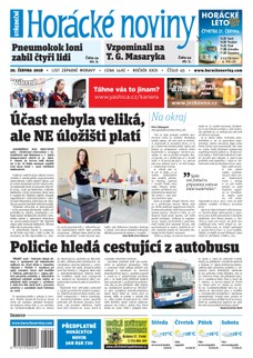 Horácké Noviny Středa 20.6.2018 č. 045