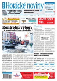 Horácké Noviny Pátek 9.3.2018 č. 019