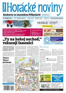 Horácké Noviny Čtvrtek 23.12.2021 č. 051