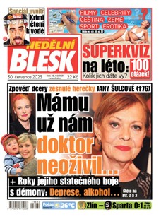 Nedělní Blesk - 30.7.2023