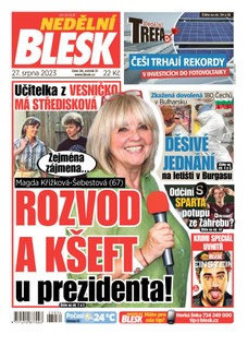 Nedělní Blesk - 27.8.2023